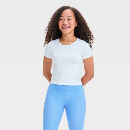 Girls' Seamless Crop T-Shirt - All In Motion™