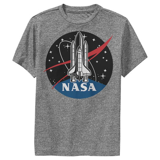 Boy's NASA Rocket Logo Performance Tee