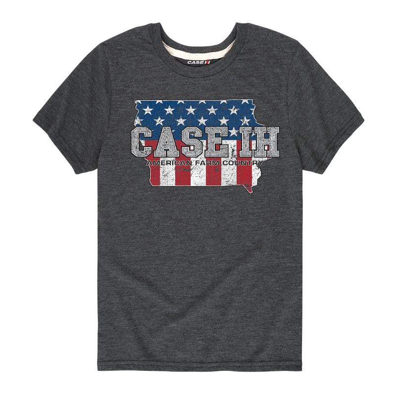Boys' - Case IH - Country Patriotic IA Short Sleeve Graphic T-Shirt