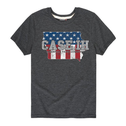 Boys' - Case IH - Country Patriotic IA Short Sleeve Graphic T-Shirt