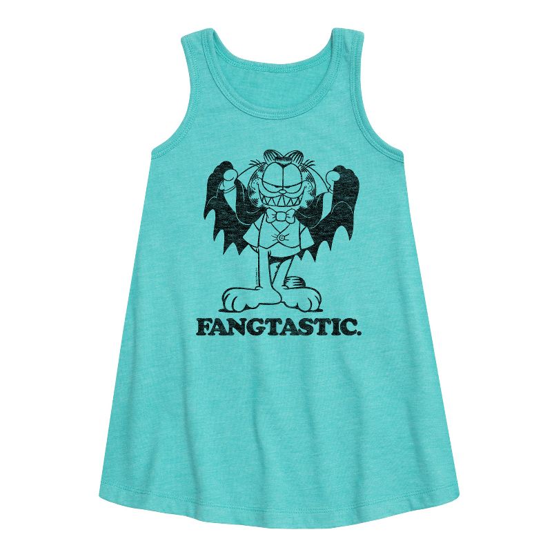 Girls' - Garfield - Fangtastic Graphic Sleeveless Aline Dress
