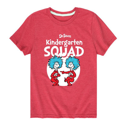 تي شيرت جرافيكي بأكمام قصيرة للأولاد من سلسلة "الشيء 1 الشيء 2" من سلسلة "دكتور سوس"