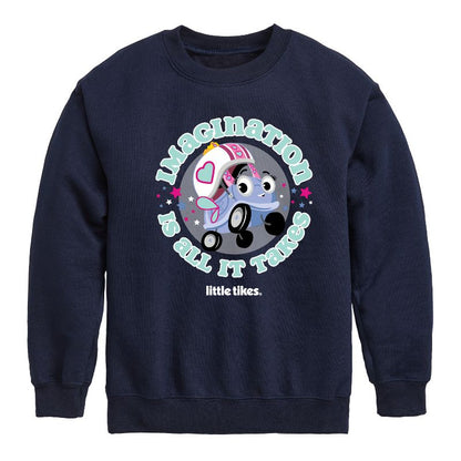 Boys' - Little Tikes - Imagination Is All It Takes Graphic Long Sleeve Fleece Sweatshirt