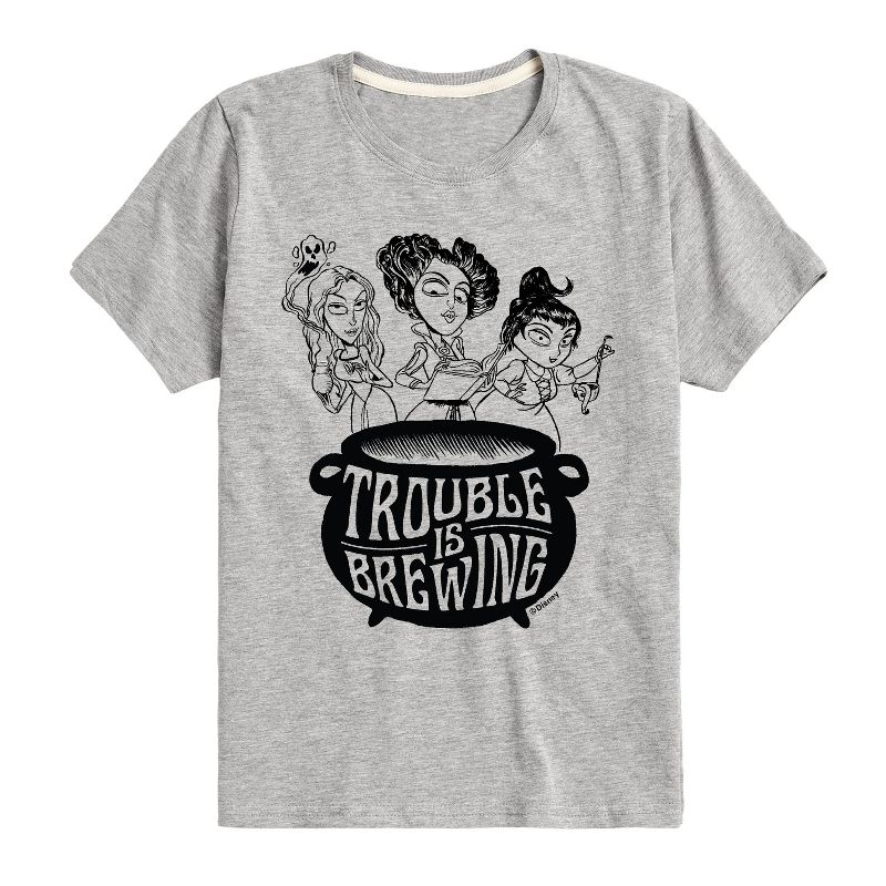 تي شيرت جرافيكي بأكمام قصيرة للأولاد - Hocus Pocus - Trouble is Brewing