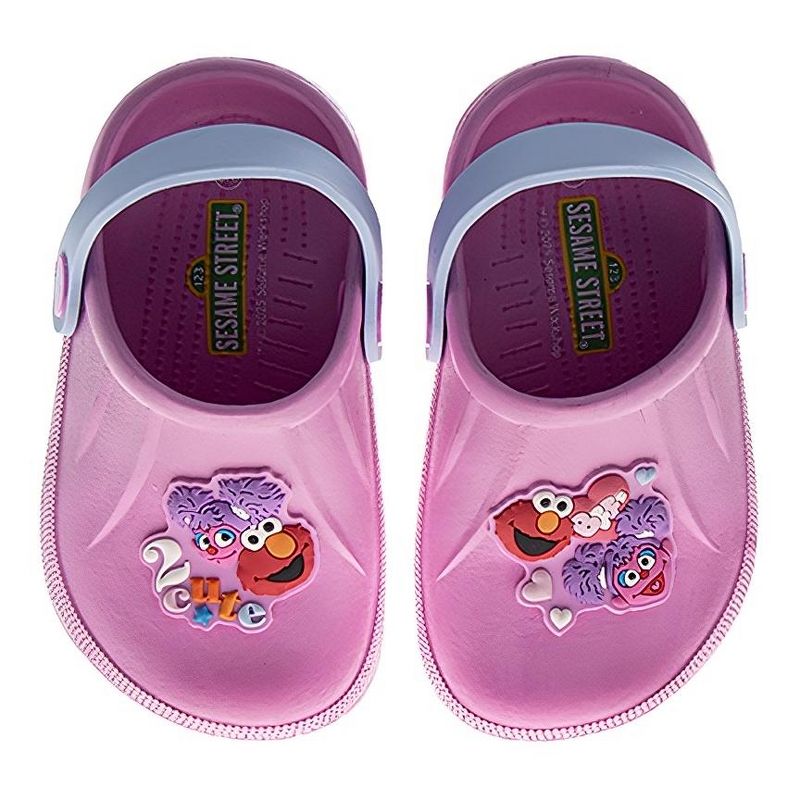 Sesame Street Elmo & Abby Caddaby Dual Sizes Boys/Girls Clogs (Toddlers)