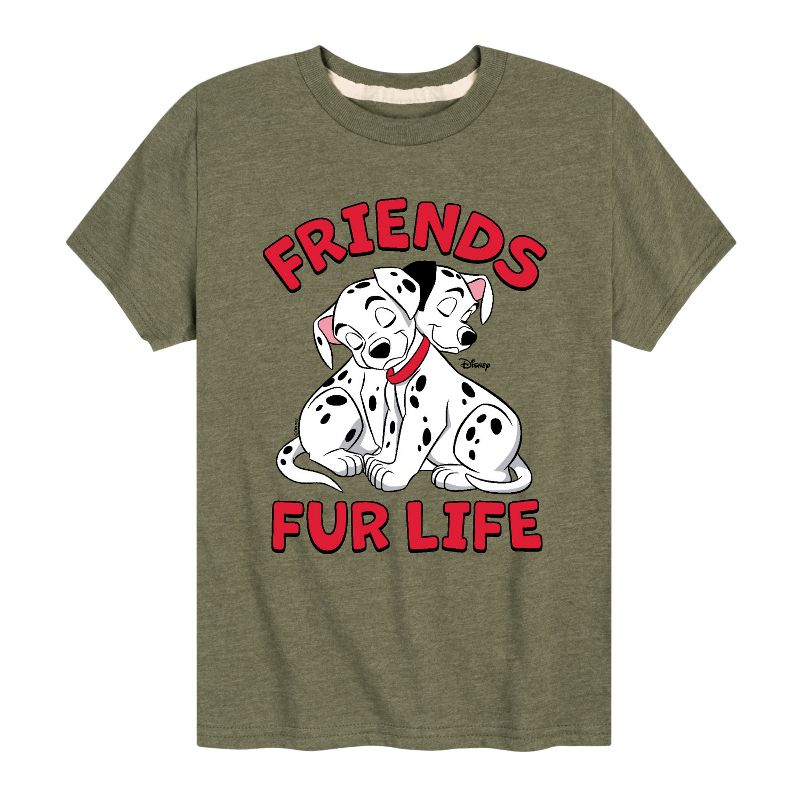 Boys' - 101 Dalmatians - Friends FUR Life Short Sleeve Graphic T-Shirt