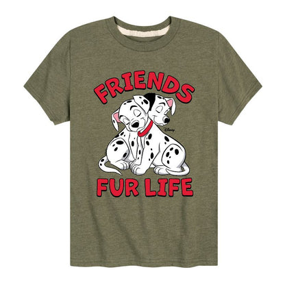 Boys' - 101 Dalmatians - Friends FUR Life Short Sleeve Graphic T-Shirt