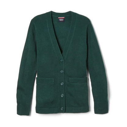 French Toast School Uniform Co-Ed V-Neck Sweater Cardigan