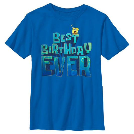 Boy's SpongeBob SquarePants Best Birthday Ever T-Shirt