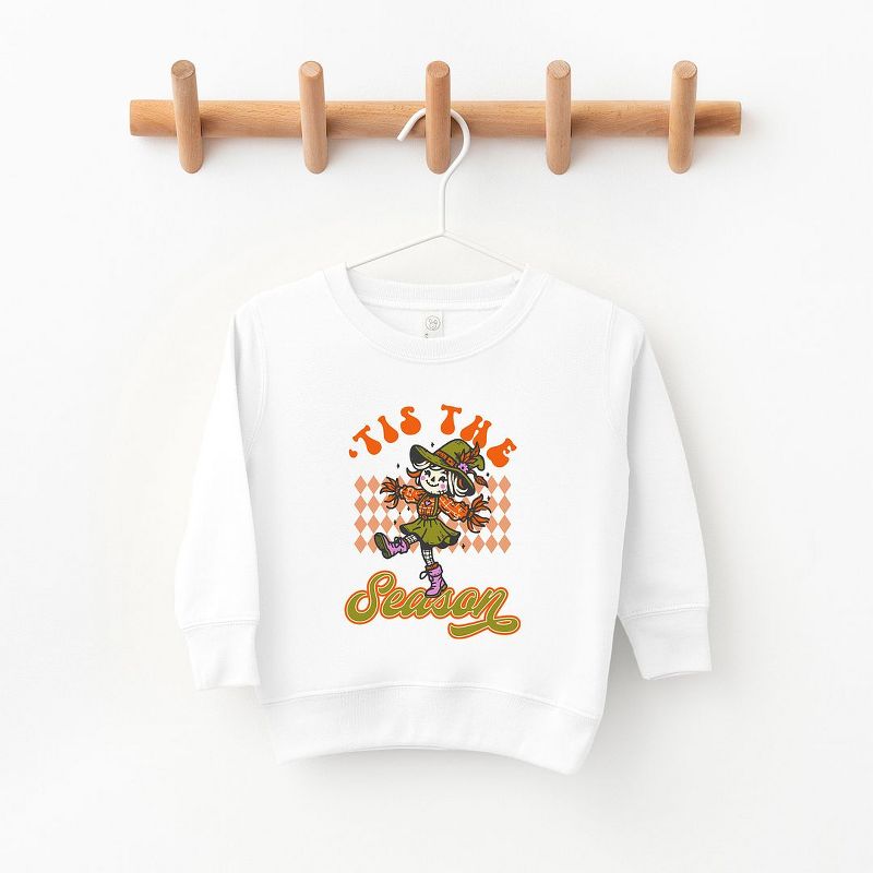 The Juniper Shop Tis The Season Scarecrow Toddler Graphic Sweatshirt