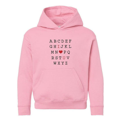 The Juniper Shop Alphabet I Love You Youth Graphic Hoodie