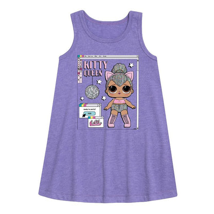 Girls' - LOL Surprise! - Computer Design Graphic Sleeveless Aline Dress