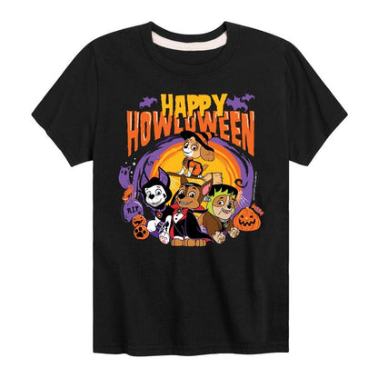 تي شيرت جرافيكي بأكمام قصيرة للأولاد من باو باترول - أزياء هالووين السعيدة