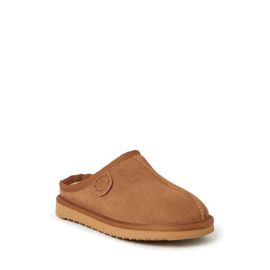 Fireside by Dearfoams Kids Dempsey Genuine Shearling Clog Slipper
