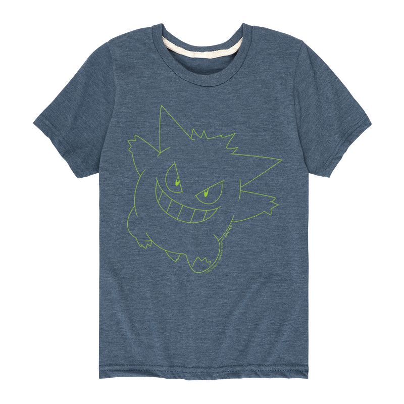 Boys' - Pokémon - Gengar Ghost Type Short Sleeve Graphic T-Shirt