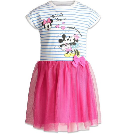 Disney Minnie Mouse Mickey Mouse Rainbow Tulle Dress Toddler to Big Kid