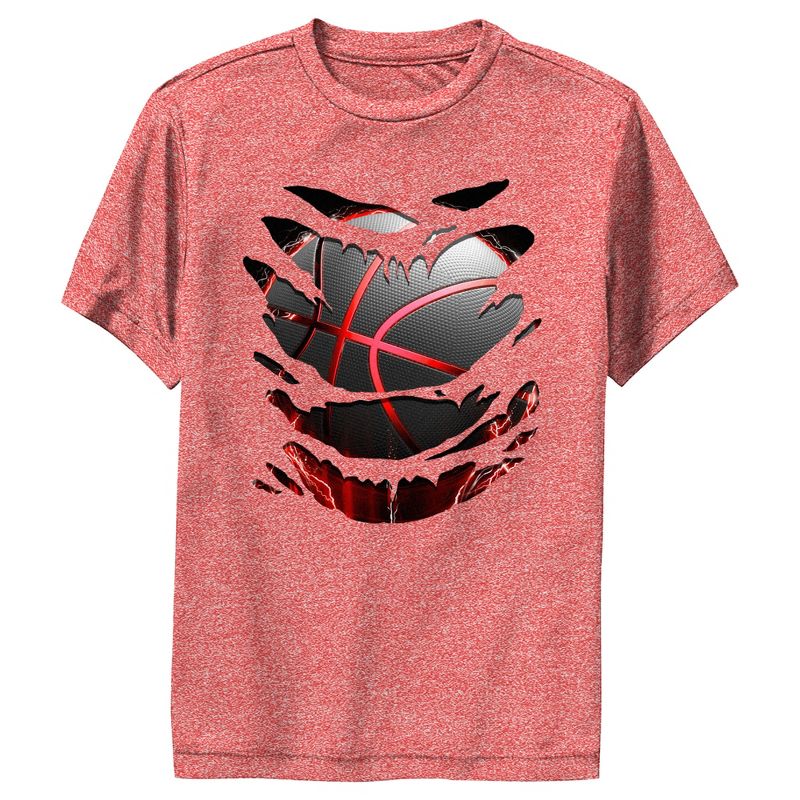 Boy's Lost Gods Basketball Ripped Performance Tee