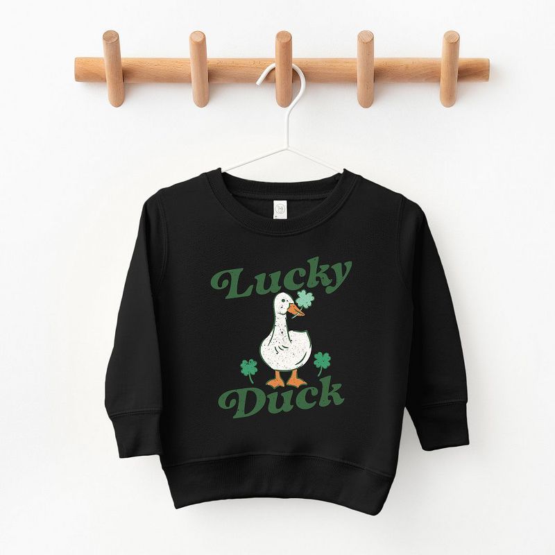 The Juniper Shop Lucky Duck Toddler Graphic Sweatshirt