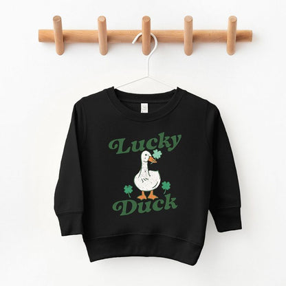 The Juniper Shop Lucky Duck Toddler Graphic Sweatshirt