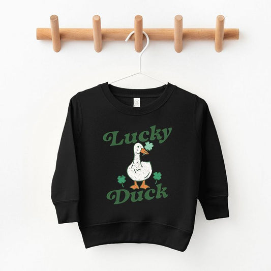 The Juniper Shop Lucky Duck Toddler Graphic Sweatshirt