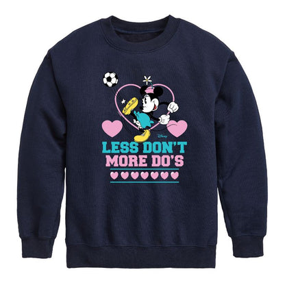 Boys' - Disney - Less Dont More Dos Soccer Graphic Long Sleeve Fleece Sweatshirt