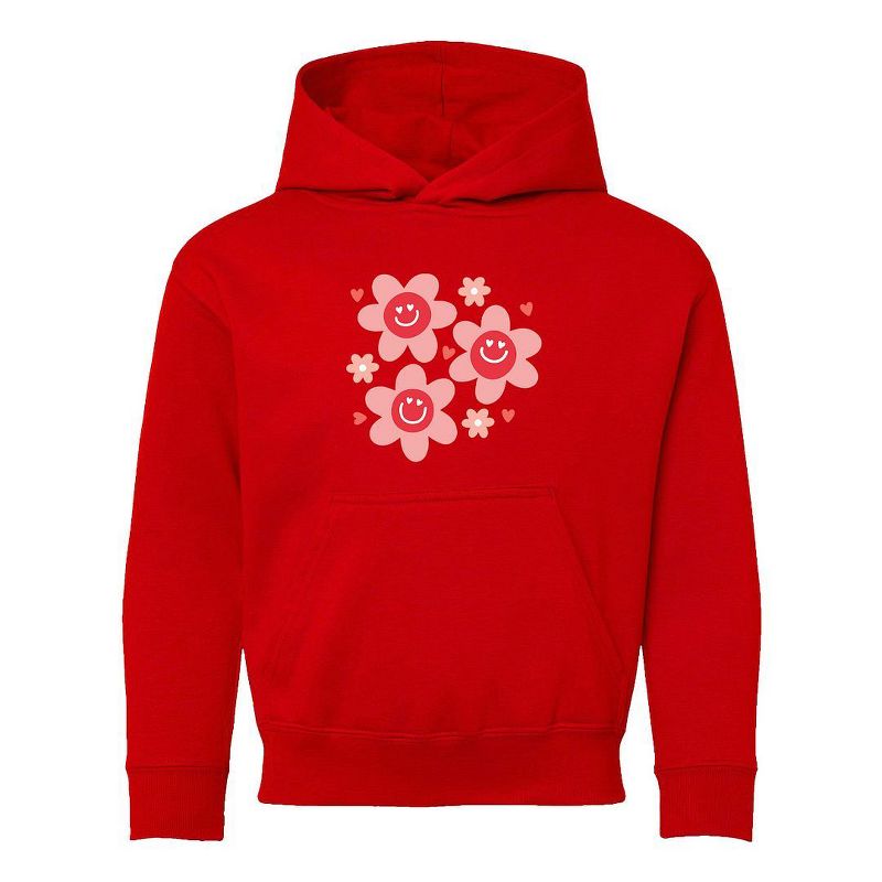 The Juniper Shop Hippy Flower Valentine Youth Graphic Hoodie