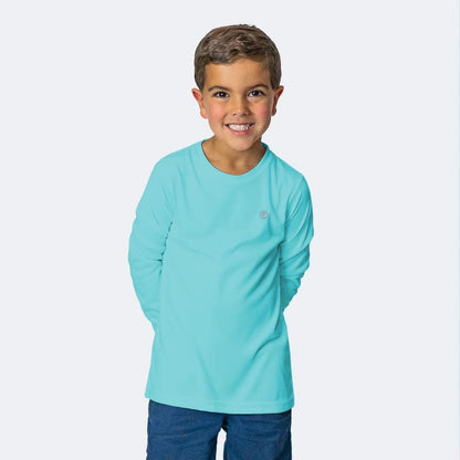 قميص سباحة Vapor Apparel Youth UPF 50+ للحماية من أشعة الشمس فوق البنفسجية بأكمام طويلة وواقي من الطفح الجلدي