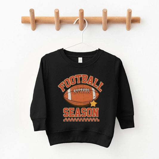 The Juniper Shop Football Season Star Toddler Graphic Sweatshirt