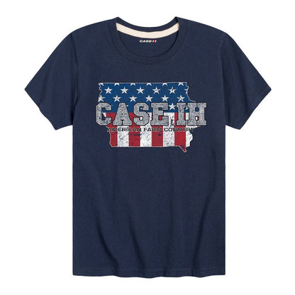 Boys' - Case IH - Country Patriotic IA Short Sleeve Graphic T-Shirt