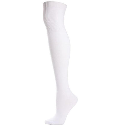 Memoi Girls Over The Knee Flat Knit Cotton Blend Uniform Socks