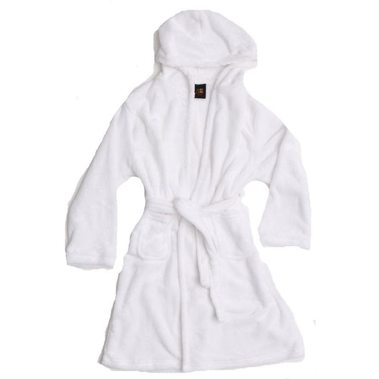 Just Love Velour Solid Robes for Girls 75604-WHT-7-8
