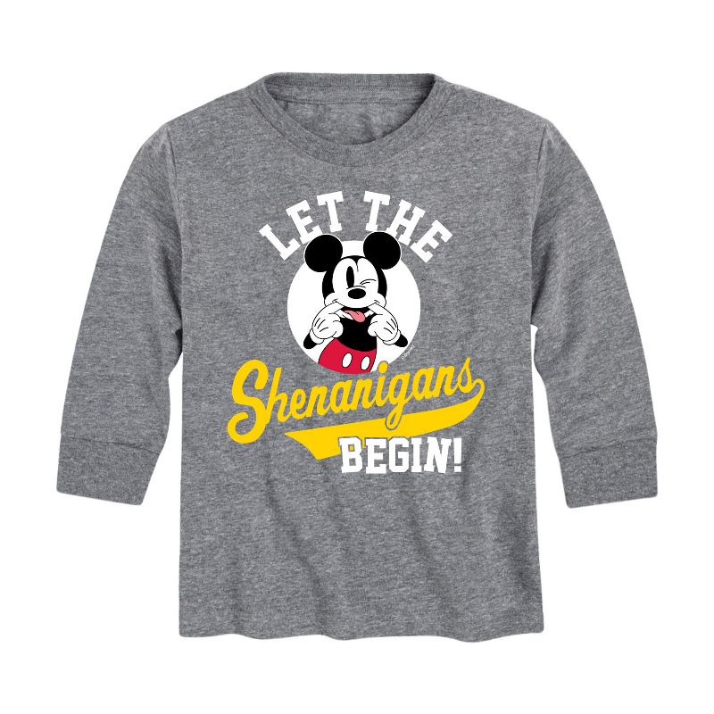 Boys' - Disney - Let The Shenanigans Begin Long Sleeve Graphic T-Shirt