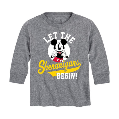 Boys' - Disney - Let The Shenanigans Begin Long Sleeve Graphic T-Shirt