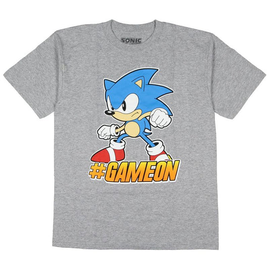 Seven Times Six Sonic The Hedgehog Boys' #GameOn Character Design Gaming T-Shirt