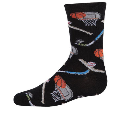 Memoi Boys' Sports Rayon from Bamboo Crew Socks