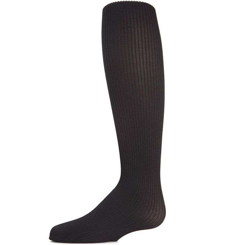 Memoi Textured Toes Girls Ribbed Tights