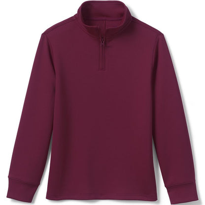Lands' End Lands' End School Uniform Kids Quarter Zip Pullover