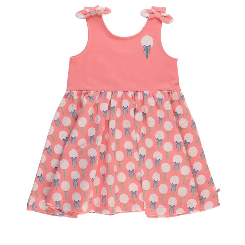 فستان RuffleButts للفتيات برباط على الكتف