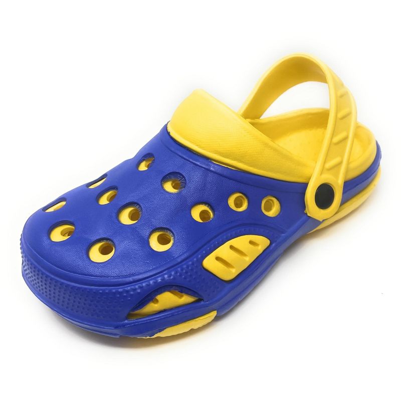 JEFFRICO Breathable Clogs for Kids Boys Garden Shoes Swim Beach Comfort Clog