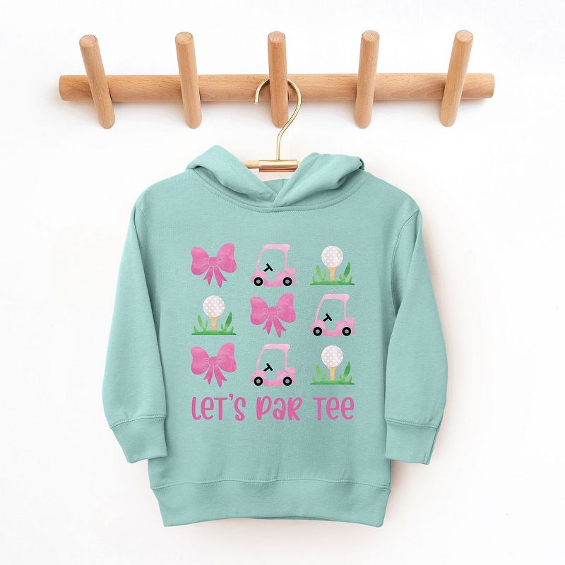 The Juniper Shop Let's Par Tee Coquette Toddler Graphic Hoodie