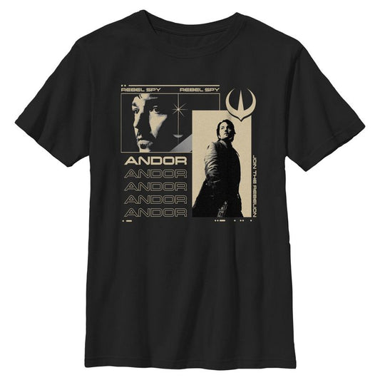 Boys Star Wars: Andor Cassian Rebel Spy T Shirt
