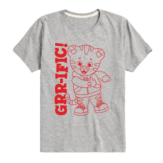 Boys' - Daniel Tiger - Daniel Line Art Short Sleeve Graphic T-Shirt