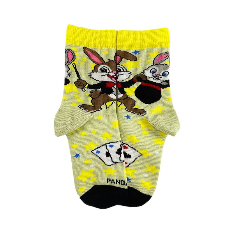 Rabbit Magician Socks - from the Sock Panda (Ages 3-7)