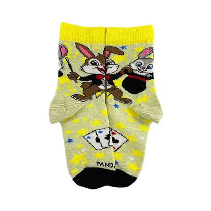 Rabbit Magician Socks - from the Sock Panda (Ages 3-7)