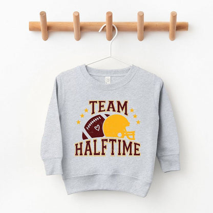 سويت شيرت جرافيكي ناعم للغاية للشباب من فريق جونيبر شوب - لون أحمر داكن