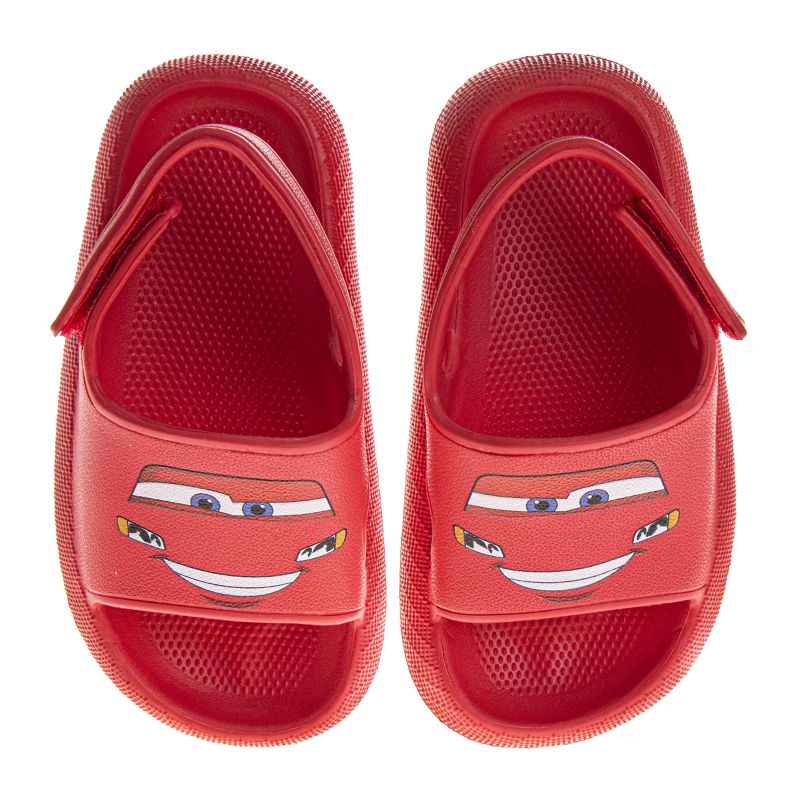 Josmo Slides Open Toe Sandal - SpiderMan Paw Patrol Cars - Boys Sandals Slide SlipOn (sizes: 5-10 toddler)