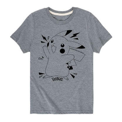 تي شيرت جرافيكي بأكمام قصيرة للأولاد - بوكيمون - بوكيديكس بيكاتشو