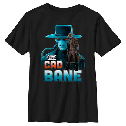 Boy's Star Wars: The Book of Boba Fett Cad Bane Mercenary and Bounty Hunter T-Shirt