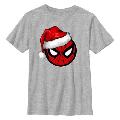 تي شيرت Marvel: Spider-Man Christmas Spider-Man Santa Hat للأولاد