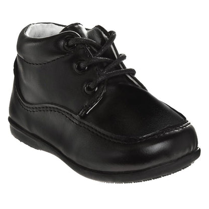 Josmo Baby Boys' Lace up First Walking Shoes - Soft and Flexible for All Day Wear-Perfect for Baptisms, Weddings, and Special Events (Infant/Toddler)